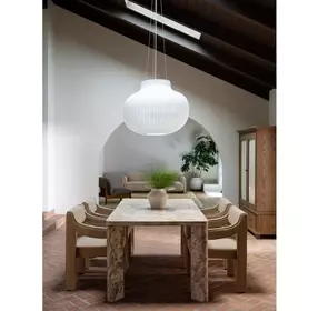 Segment Beige 72" Rectangular Dining Table