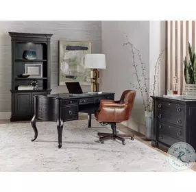 Bristowe casual Black Writing Desk