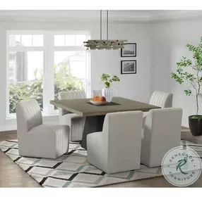 Rizzo Black And Gray Dining Table