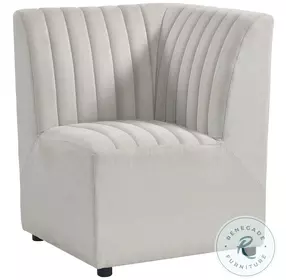 Rizzo Beige Dining Corner Chair