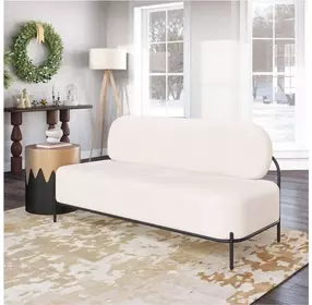 Arendal Vanilla 63" Sofa