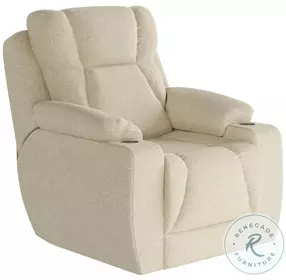 Challenger Journey Ivory Power Headrest Wall Hugger Big Mans Recliner