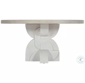 Constantin Flaxen And Vellum Dining Table