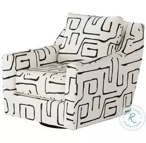 Fossil Ebony Slope Track Arms Swivel Glider