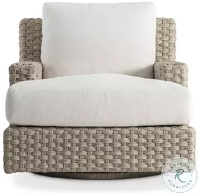 Trieste Pampas And Cream Outdoor Swivel Chair