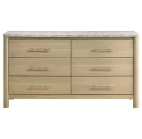 Joanna Natural 6 Drawer Dresser