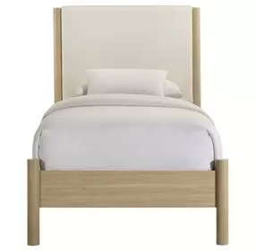 Joanna Natural and White Youth Upholstered Bedroom Set
