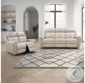 Jonathan Cream Power Reclining Sofa
