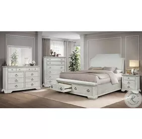 B00567 Dark White Dresser