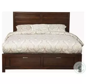 Carmel Cappuccino Storage Bedroom Set