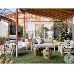 Sonoma Grey And Stone Grey Performance Fabric Outdoor Chair