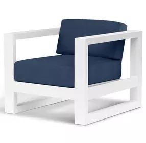 Newport Spectrum Indigo Upholstered Outdoor Club Chair