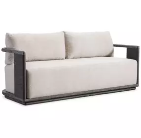 Andros Beige 75" Outdoor Sofa