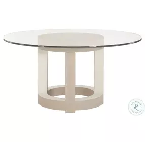 Axiom Clear 60" Round Dining Room Set