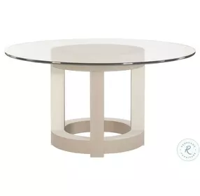 Axiom Clear 54" Round Dining Room Set