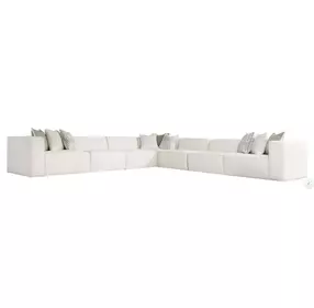 Bliss Cream 5 Piece Sectional