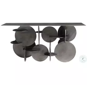 Tribus Graphite Console Table