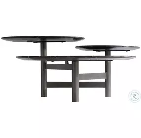 Nez Graphite and Brown Cocktail Table