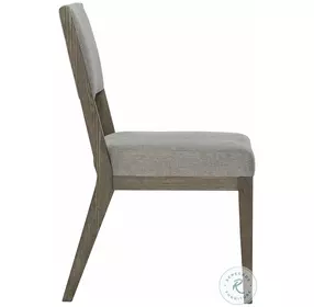 Linea Grey And Cerused Charcoal Side Chair Set of 2