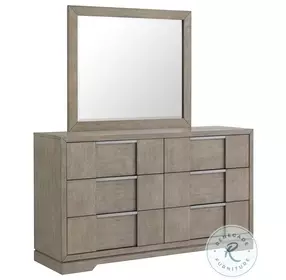 Argo Grey 6 Drawer Dresser And Mirror