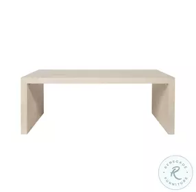 Kenneth Cerused Oak Waterfall Edge Coffee Table