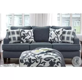 Truth or Dare Navy Living Room Set