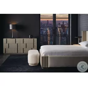 Clancy Fossil And Matte Black Dresser