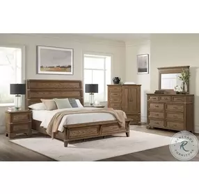 Forge Weathered Chestnut 6 Drawer Gentlemans Chest
