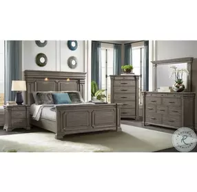 Paterson Grey 10 Drawer Dresser And Mirror