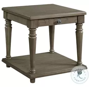 Royale Grey End Table