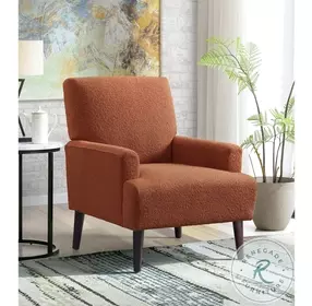 May Orange Accent Chair