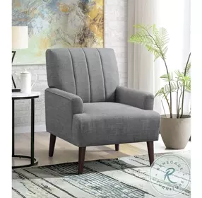 May Steel Accent Chair