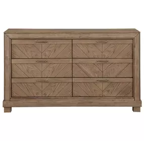 Montana Brown 6 Drawer Dresser