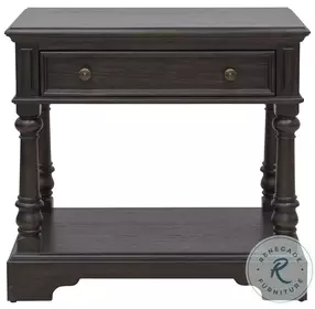 Hickory Creek Brown Velvet Bachelors Chest with Storage Drawer