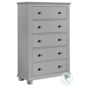 Conaughey Grey 5 Drawer Chest
