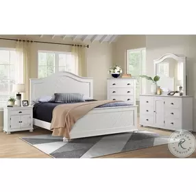 Conaughey White 6 Drawer Dresser And Mirror