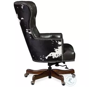 Lillian Dark Natchez Brown Executive Swivel Tilt Chair