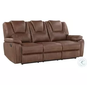 Katrine Chestnut Brown Manual Reclining Living Room Set