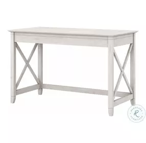 Key West Linen White Oak 48" Writing Home Office Set
