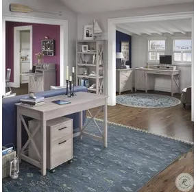 Key West Washed Gray 48" Writing Desk