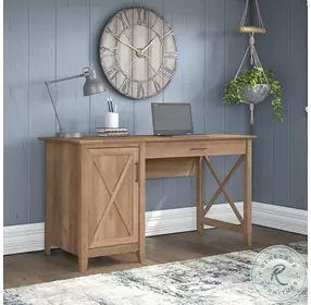 Key West Reclaimed Pine 54" Computer Desk