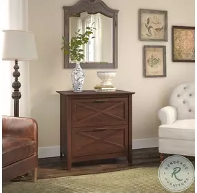 Key West Bing Cherry 2 Drawer Lateral File Cabinet