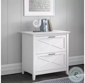 Key West Pure White Oak 2 Drawer Lateral File Cabinet