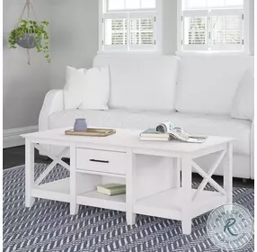 Key West Pure White Oak Coffee Table