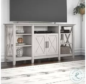Key West Linen White Oak 65" Tall TV Stand