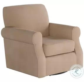 Bella Blush Mauve Swivel Chair