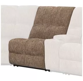 Bronco Plush Tobacco Zero Gravity Dual Power Armless Recliner