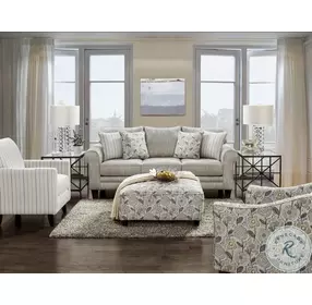 Vandy Heather Greige Chair and A Half