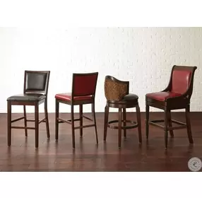 Jasper Black Swivel Bar Stool Set Of 2