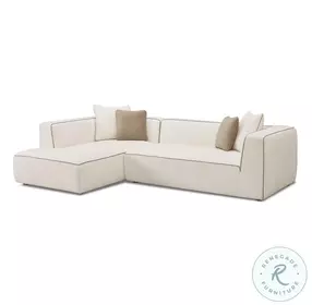 Tristine Cream Linen LAF Sectional